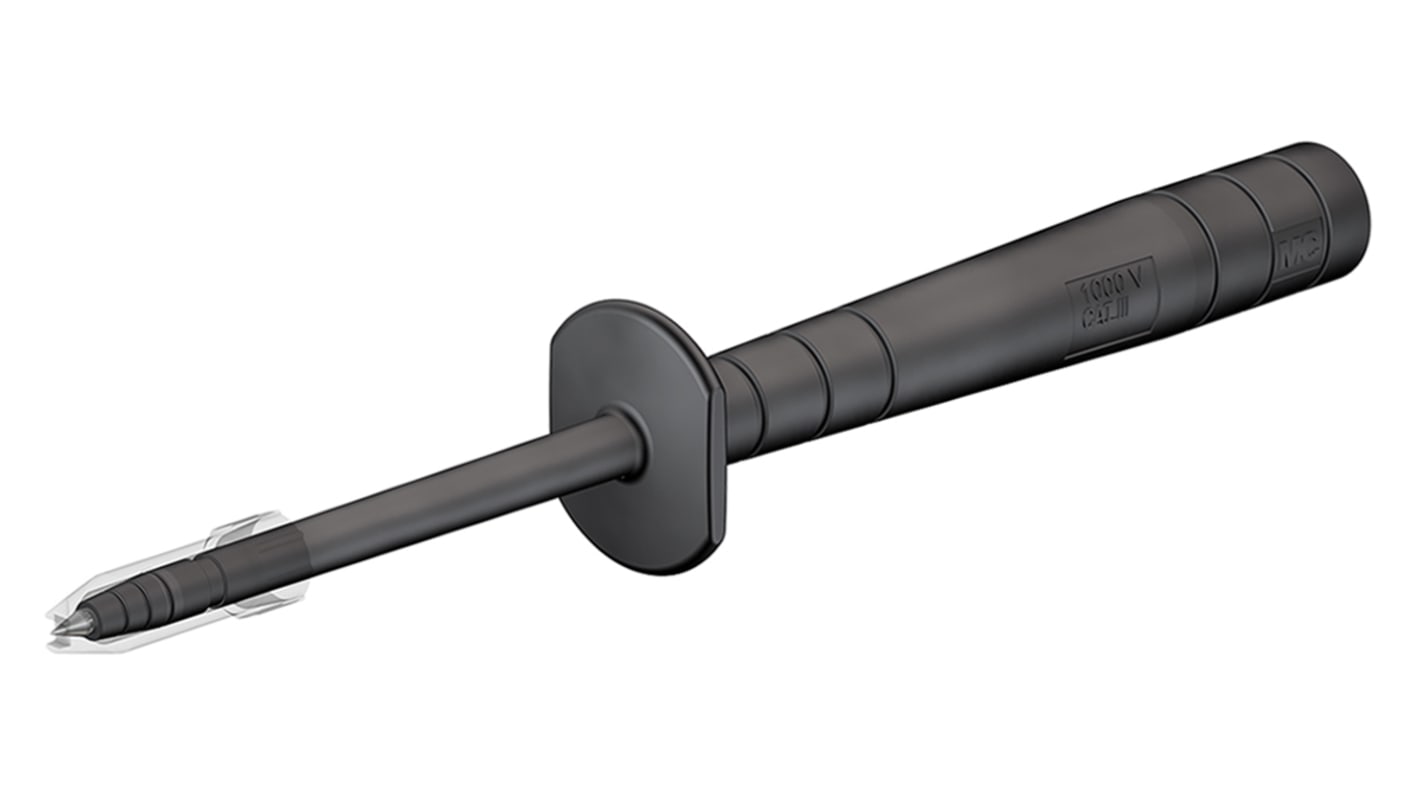 Staubli Spring Loaded Test Probe, 4mm Tip, 1kV, 4mm Socket, 1A