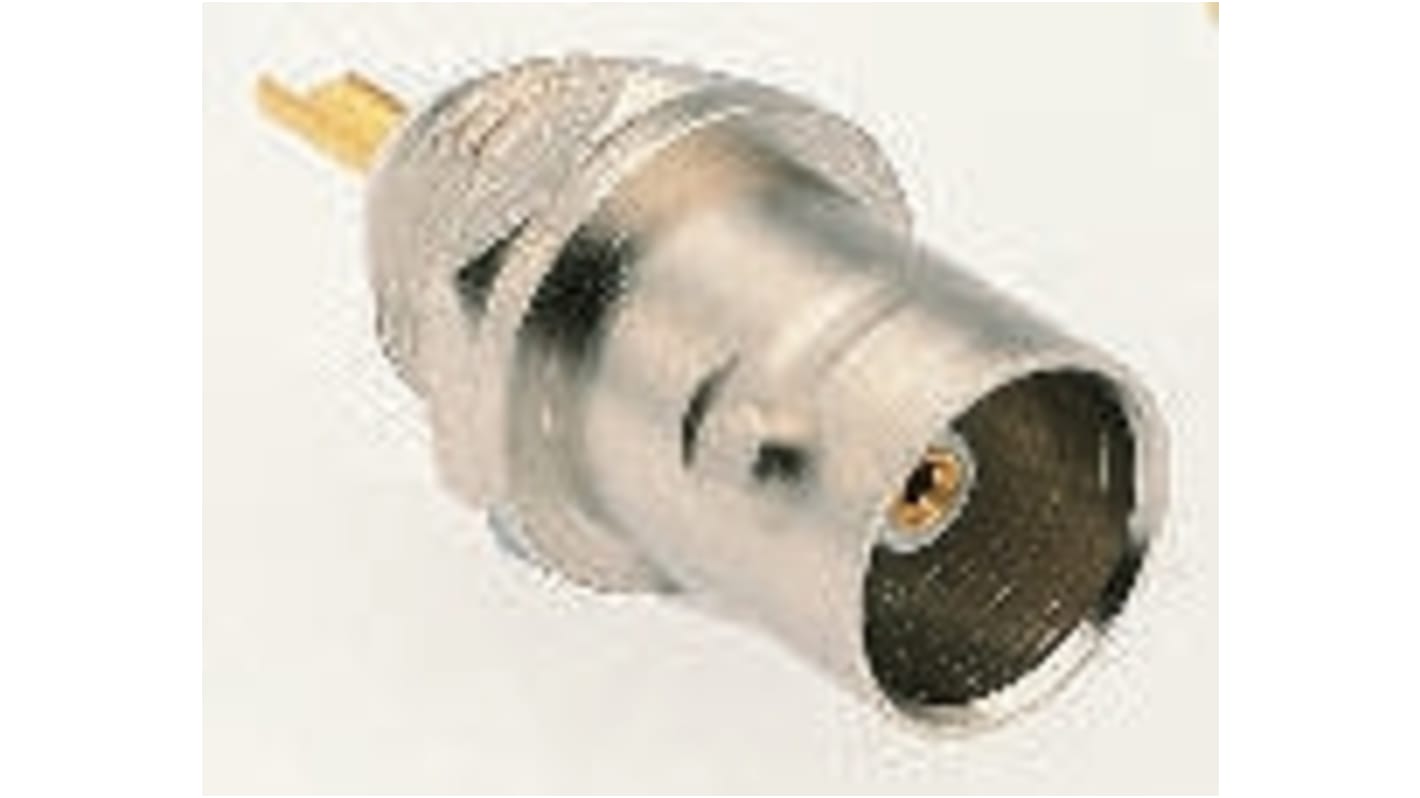 RS PRO, Jack Panel Mount BNC Connector, 50Ω, Solder Termination, Straight Body