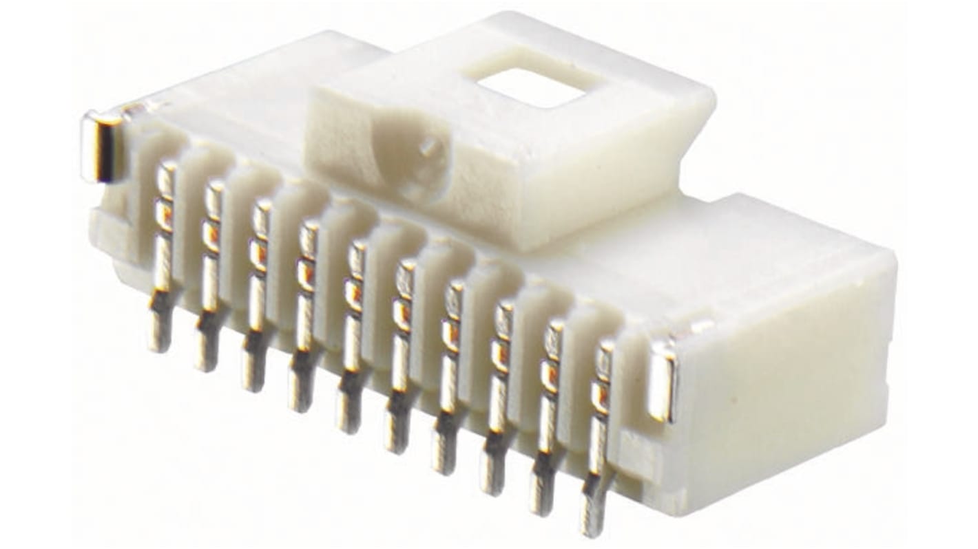 Conector macho para PCB Ángulo de 90° Molex serie Pico-Clasp de 6 vías, 1 fila, paso 1.0mm, para soldar, Montaje