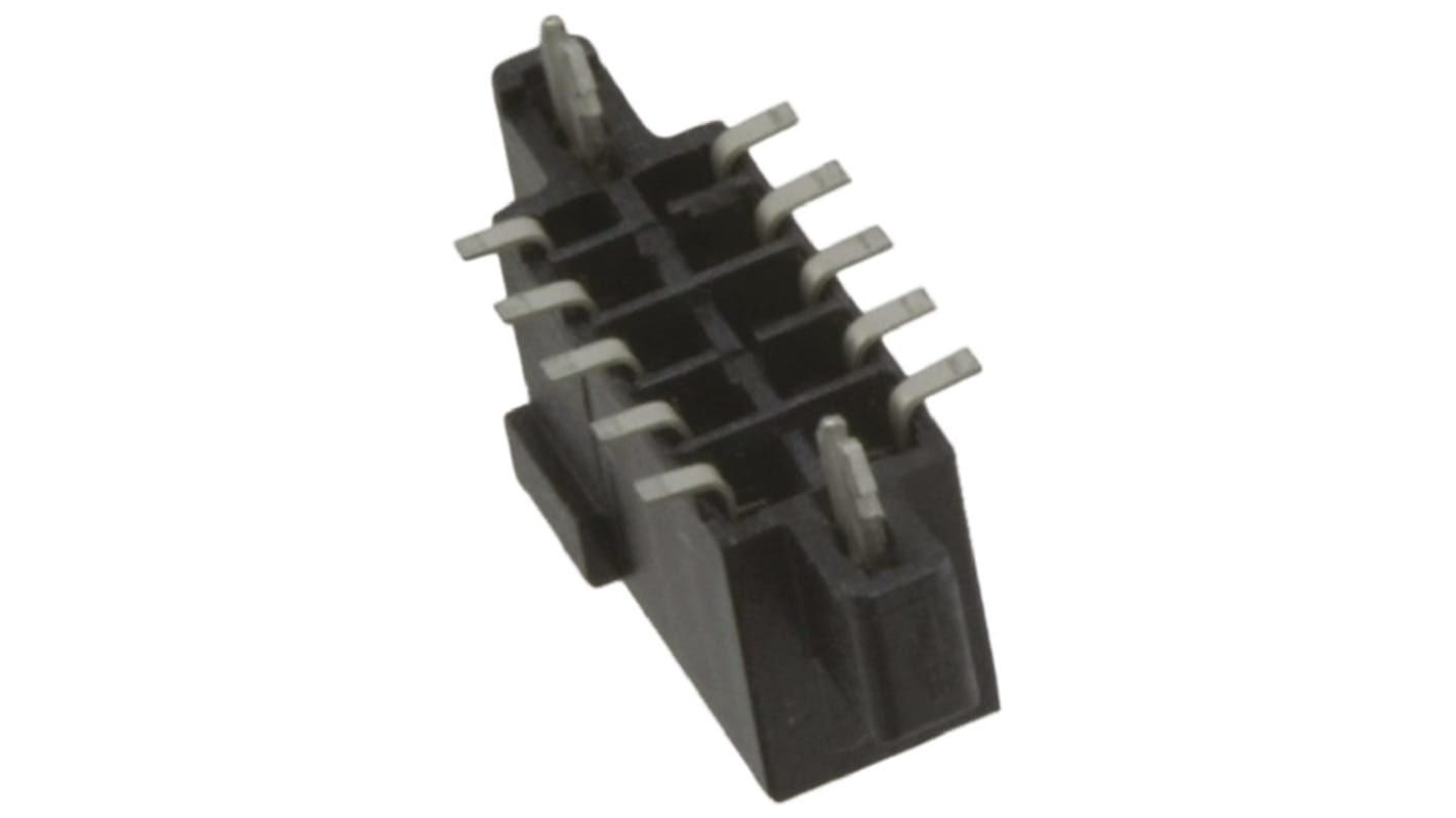 Conector hembra para PCB TE Connectivity serie AMPMODU System 50, de 10 vías en 2 filas, paso 1.27mm, 30 V, 12A,