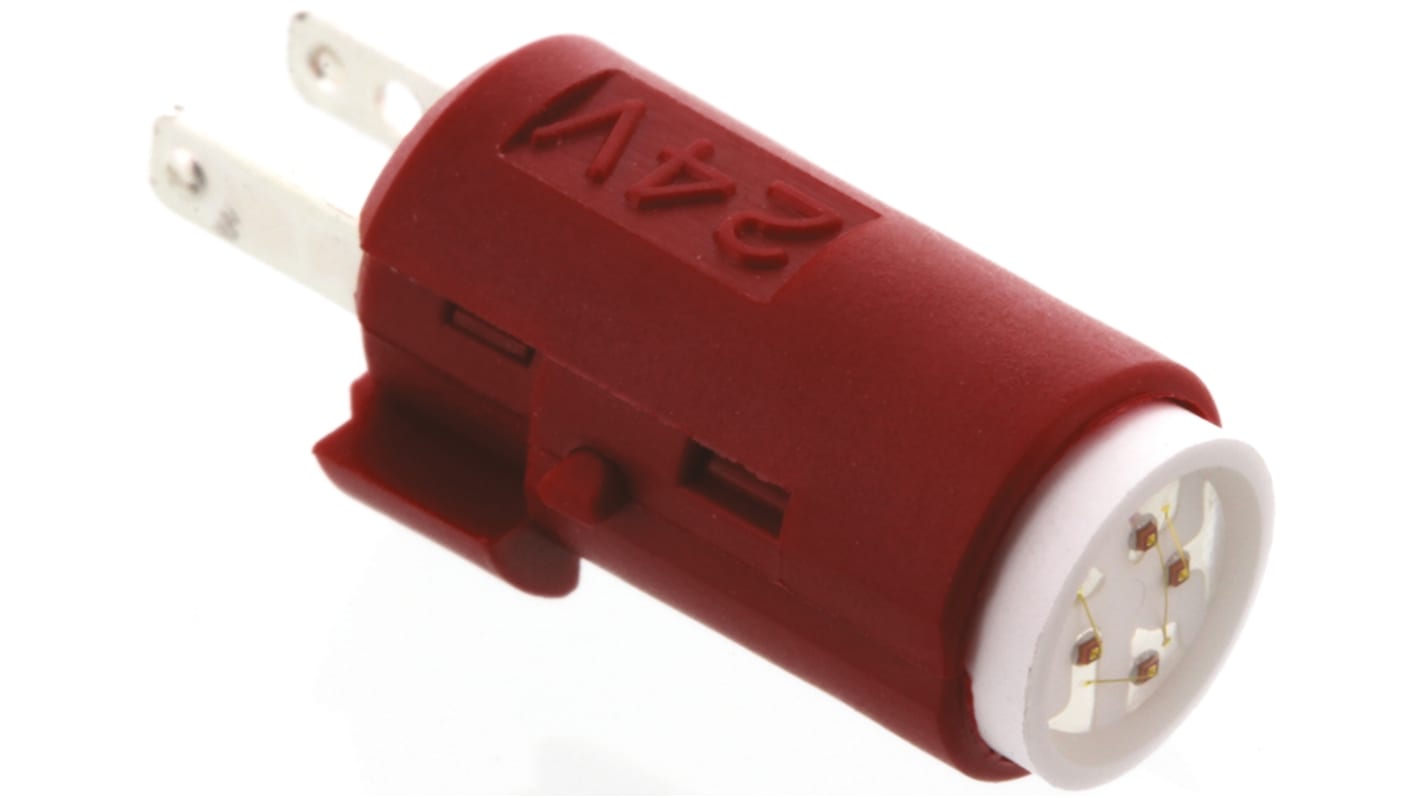 Lampada per indicatori Omron, 24V cc, luce color Rosso