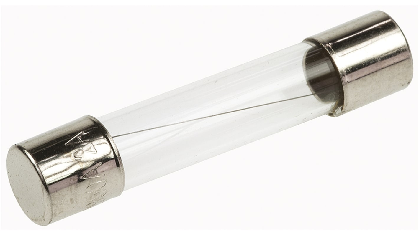 Eaton 2A F Glass Cartridge Fuse, 6.3 x 32mm