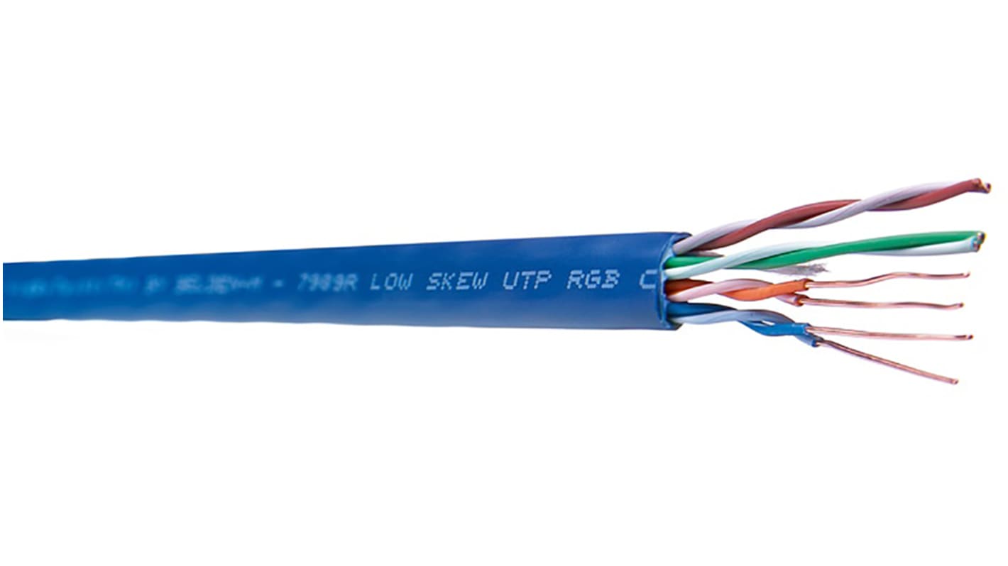 Kabel Ethernet Cat6 długość 305m Niezakończony Belden PVC l. żył: 8