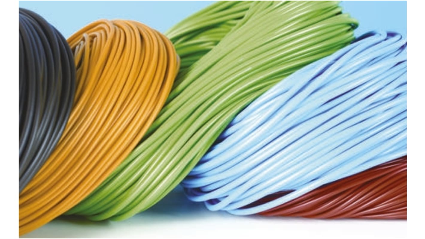 HellermannTyton PVC Brown Cable Sleeve, 6mm Diameter, 100m Length