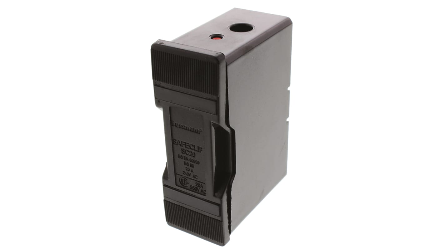 Eaton Sicherungshalter für Hutschienenmontage für E1 Sicherungen 20A 550V ac, Serie Bussmann 1P-polig