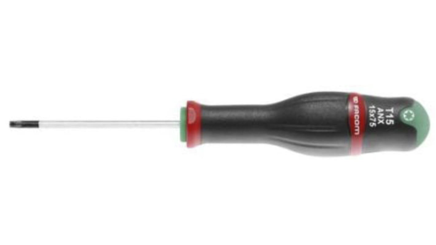 Facom Torx  Screwdriver, T27 Tip, 100 mm Blade, 220 mm Overall