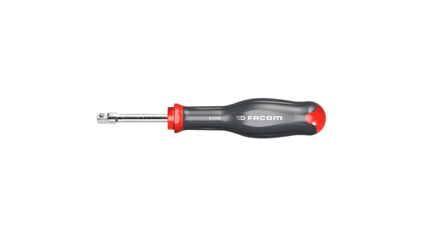 Rukojeť klíče 1/4 in Čtyřhran, celková délka: 158 mm Facom