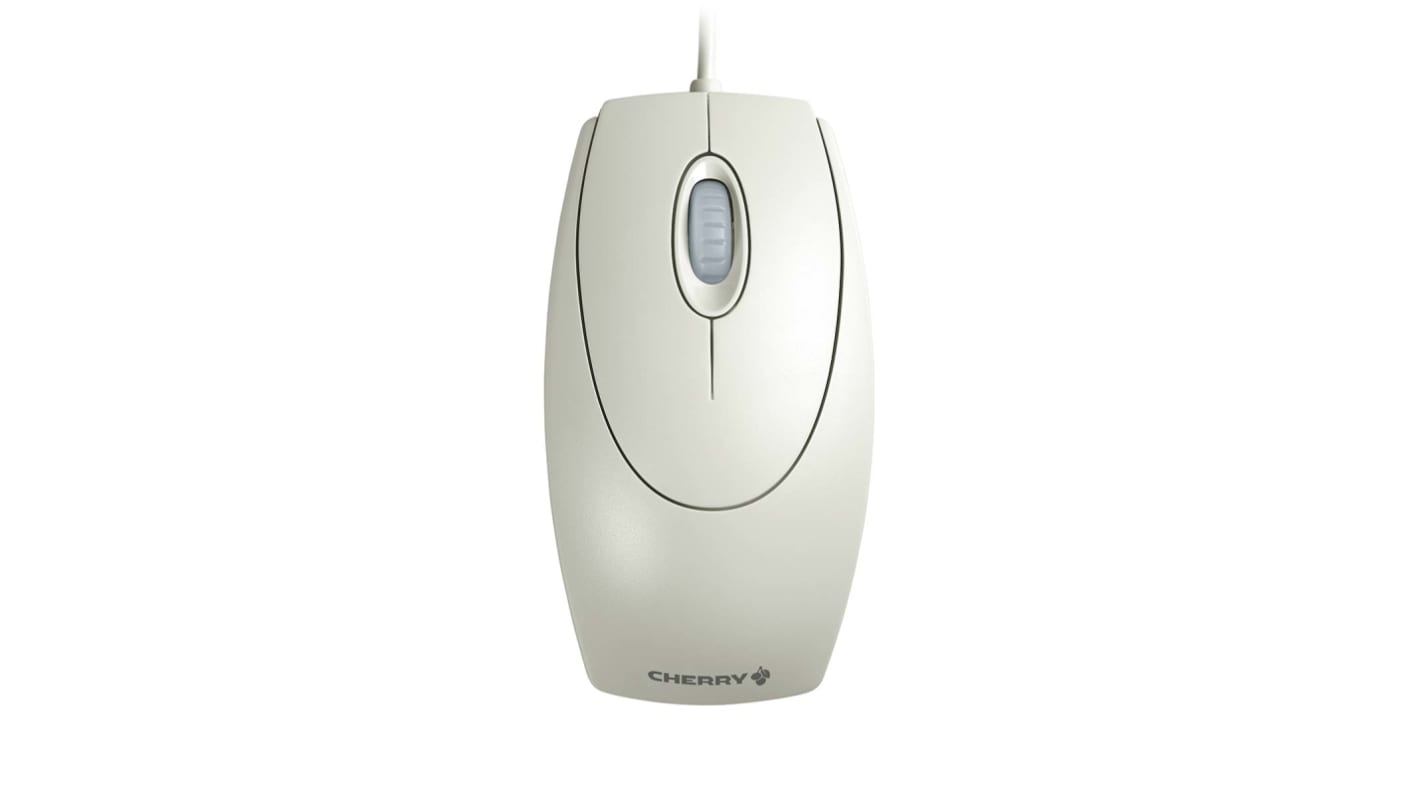 Myszka, Optyczna, 3-przyciskowa, kolor: Szary, PS/2, USB, Cherry, M5400