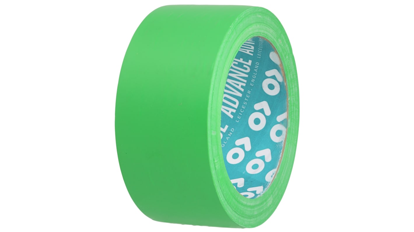 Advance Tapes AT8 Green PVC 33m Lane Marking Tape, 0.14mm Thickness