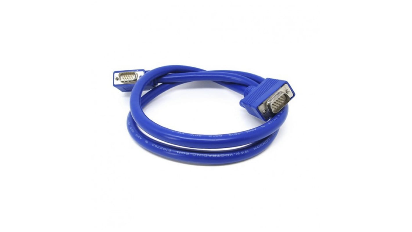 Kabel VGA złącze A Męskie złącze B Męskie długość 1m Niebieski Van Damme