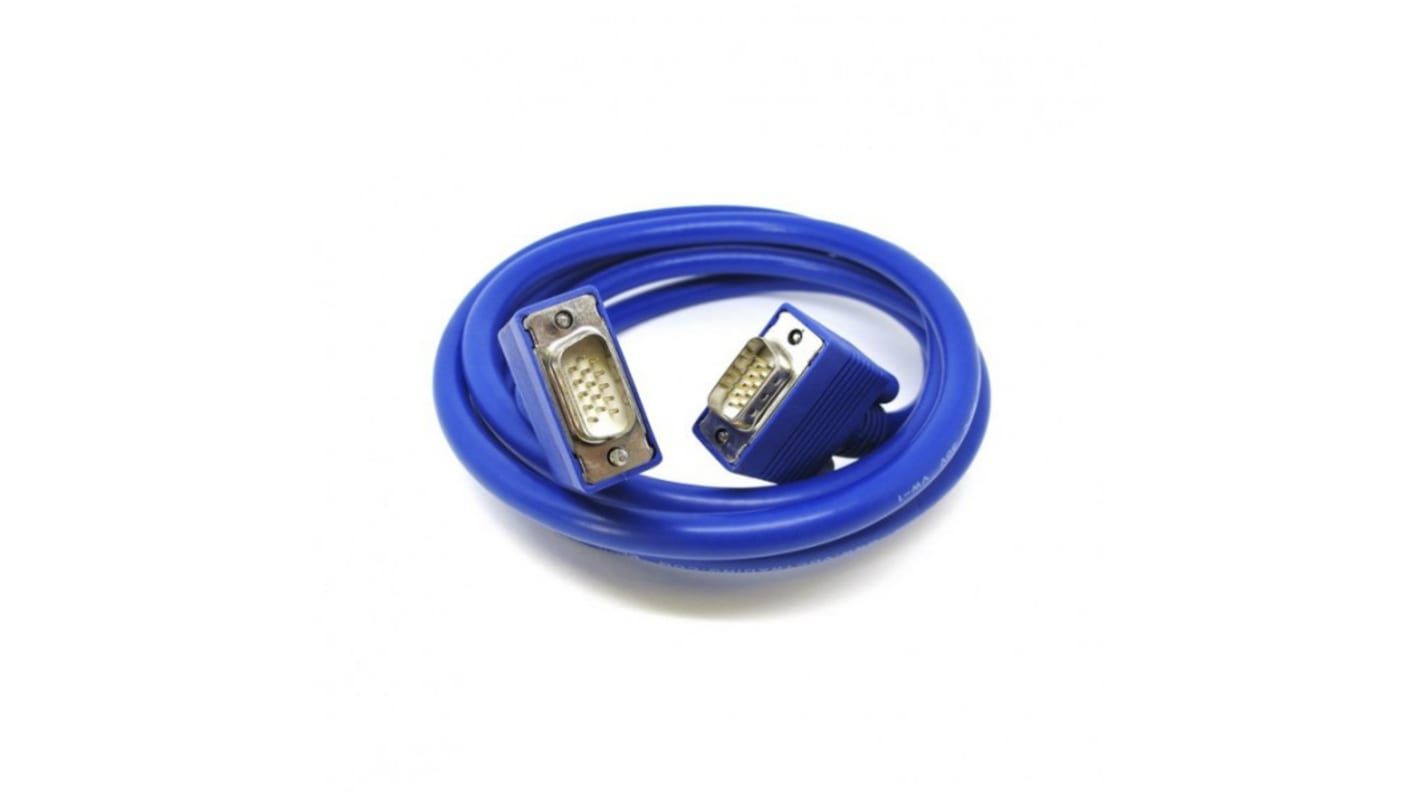 Kabel VGA złącze A Męskie złącze B Męskie długość 3m Niebieski Van Damme