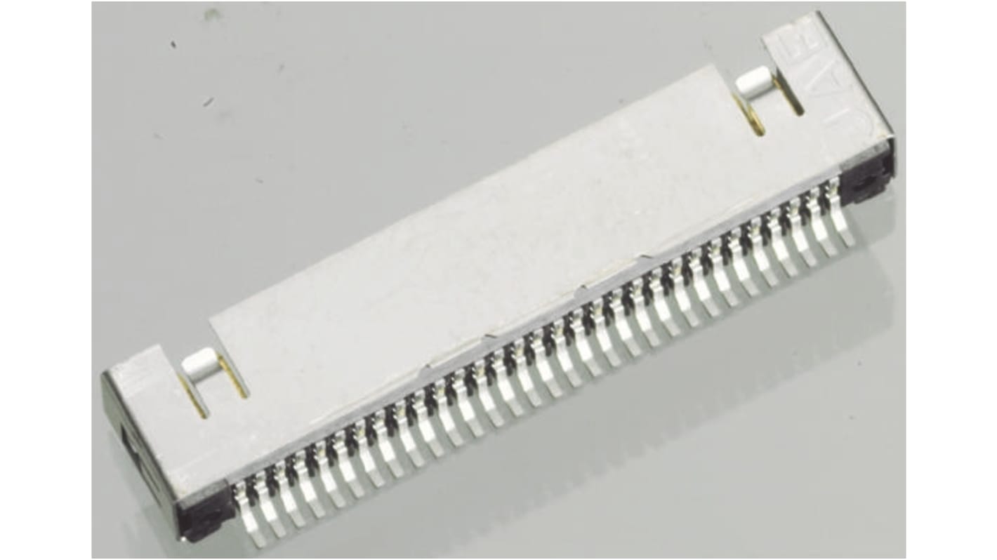 JAE, FI 1.25mm Pitch 31 Way 2 Row Right Angle Surface Mount LVDS Connector, Receptacle, Solder Termination
