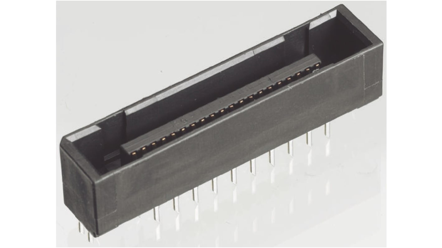 日本航空電子工業 ストレート 基板接続用ピンヘッダ 60極 1.27mm 2列, スルーホール実装