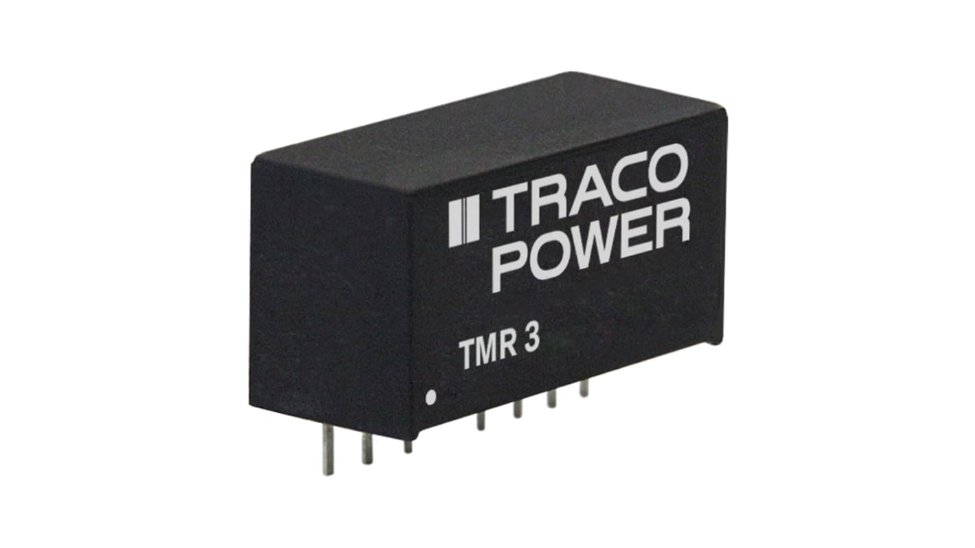 TRACOPOWER TMR 3 DC/DC-Wandler 3W 5 V dc IN, 5V dc OUT / 600mA Durchsteckmontage 1.5kV dc isoliert