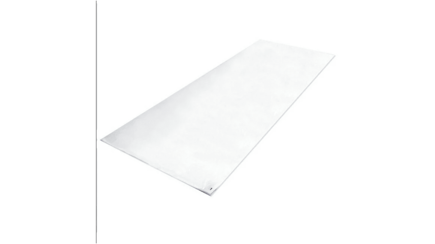 Protección de suelo Coba Europe First Step de Polietileno Blanco para moqueta, suelo duro, 1.17m x 0.45m, autoadhesivo