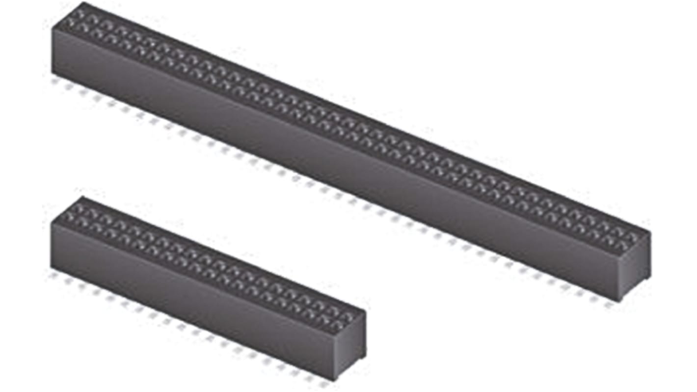 Gniazdo PCB 18 -pinowe 2 -rzędowe raster: 1mm Listwa gniazdowa Proste SMD