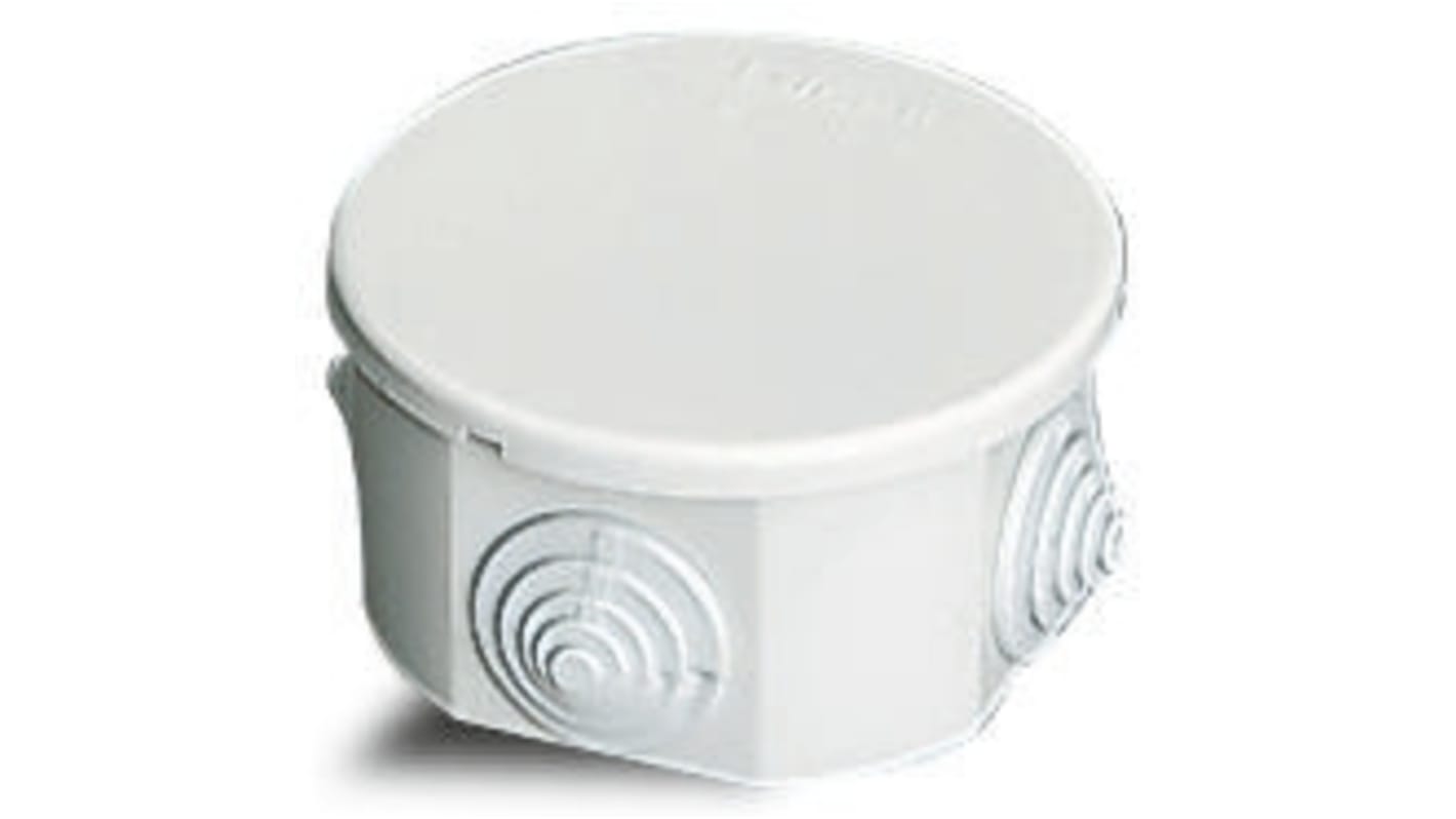 ABB ジャンクションボックス, サーモプラスチック, グレー IP44