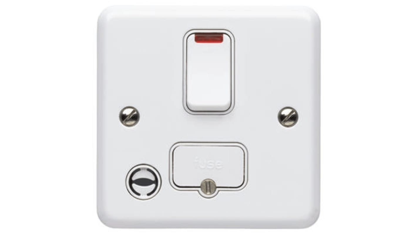 MK Electric 13A 1 Gang Switched Fused Spur