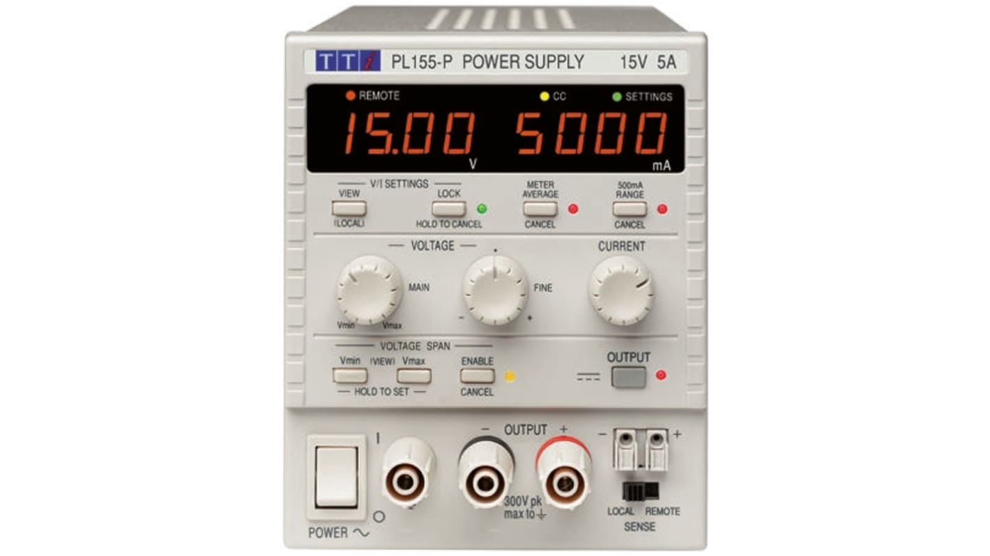 Zasilacz laboratoryjny 0 → 15V 0 → 5A Aim-TTi 75W Programowalny zasilacz DC