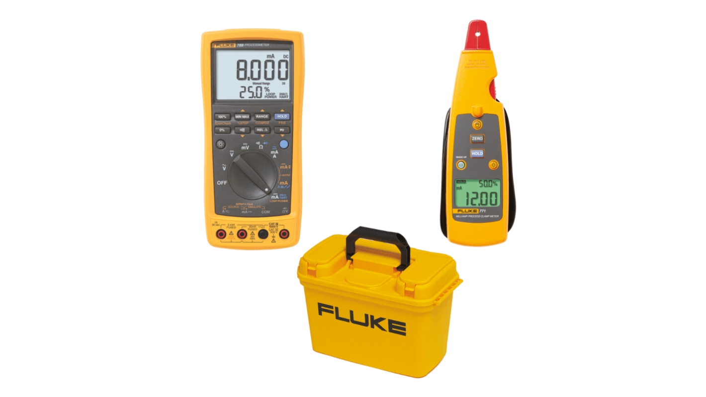 Fluke 789/771 GEAR Digital Multimeter, 0.4V Min, 1000V Max, CAT IV 600 V/CAT III 1000 V