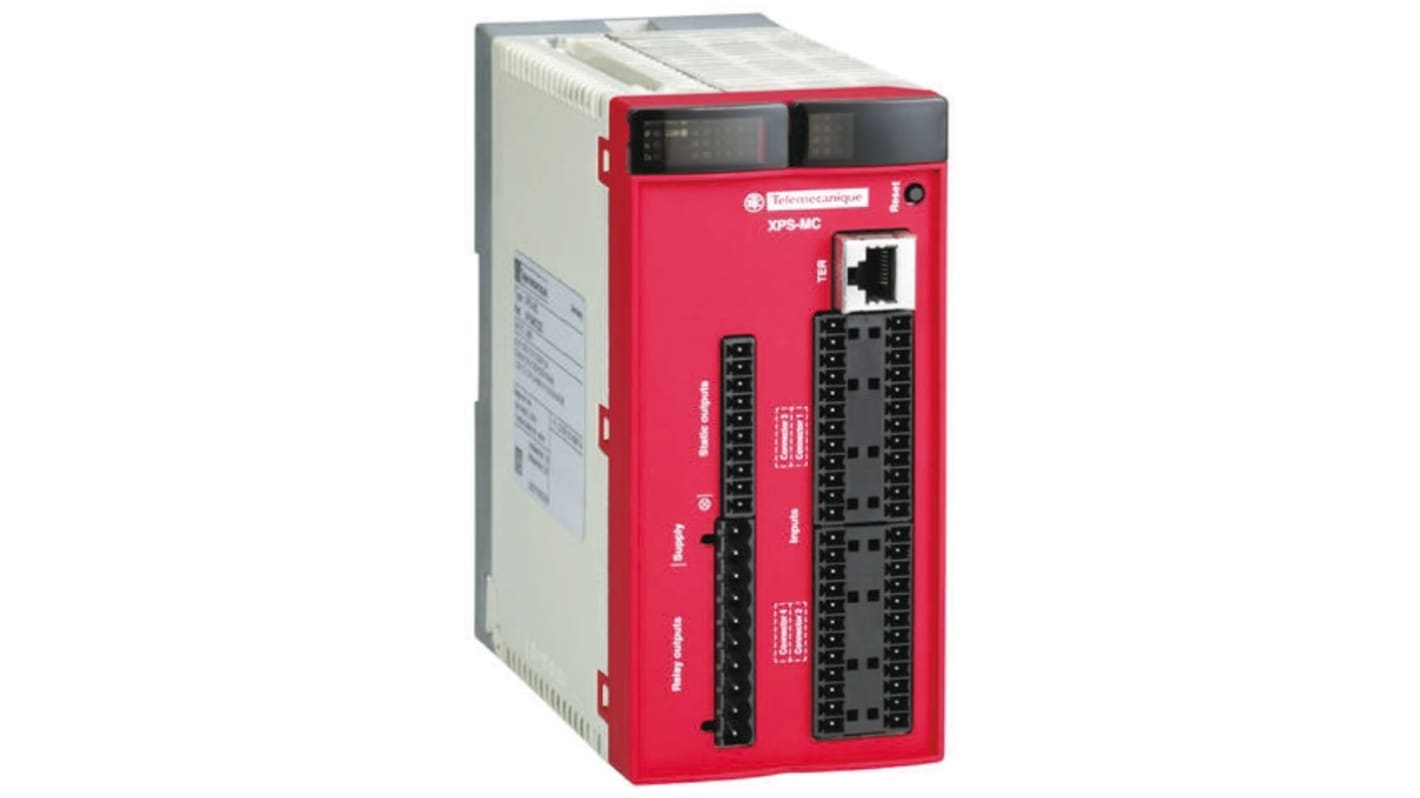 Controlador de seguridad Schneider Electric Preventa XPS MC, 32 E/10 S, cat. seguridad 4, SIL 3, 24 Vdc