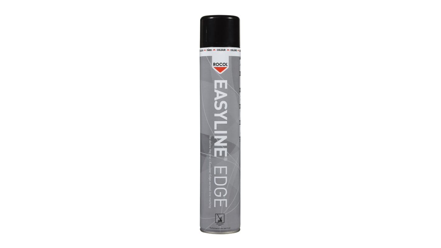 Rocol 1000/750ml Black Satin Line Marker Spray