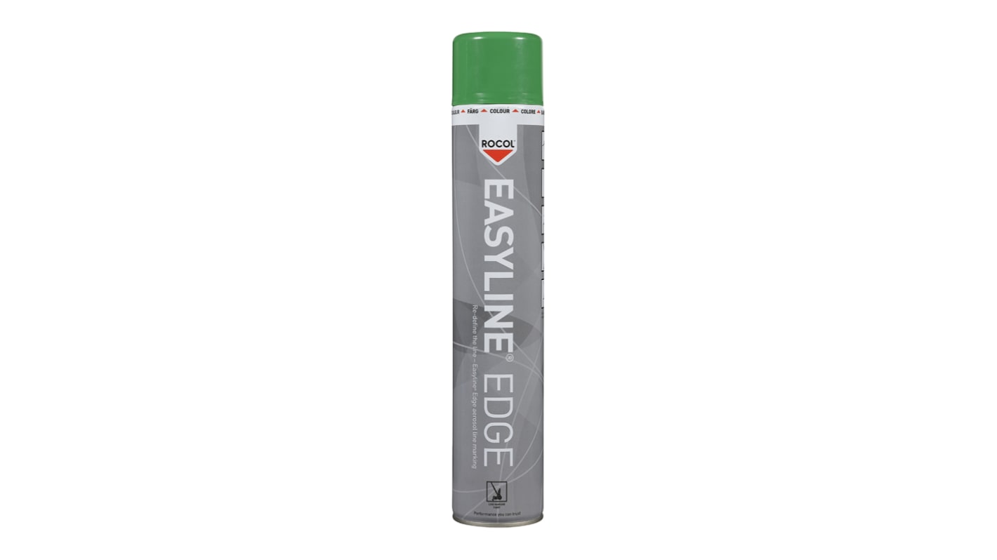 Rocol 1000/750ml Green Satin Line Marker Spray
