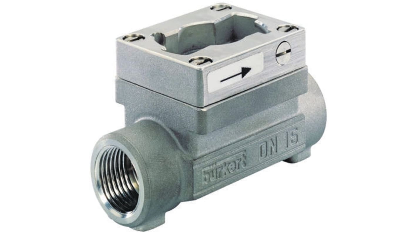 Burkert Plastic Pipe Fitting, Straight Flow Sensor