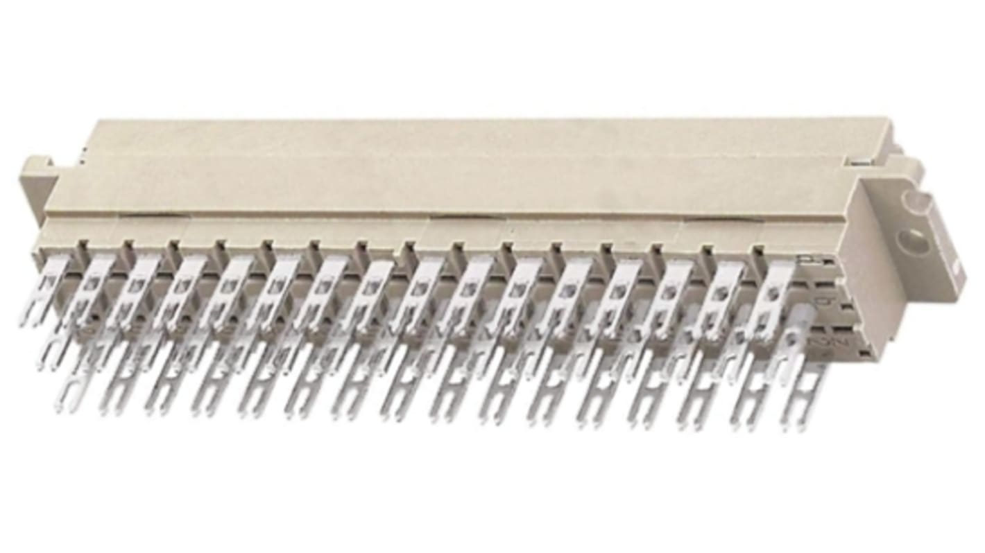 HARTING 48 Way 5.08mm Pitch, Type F Class C2, 3 Row, Straight DIN 41612 Connector, Socket