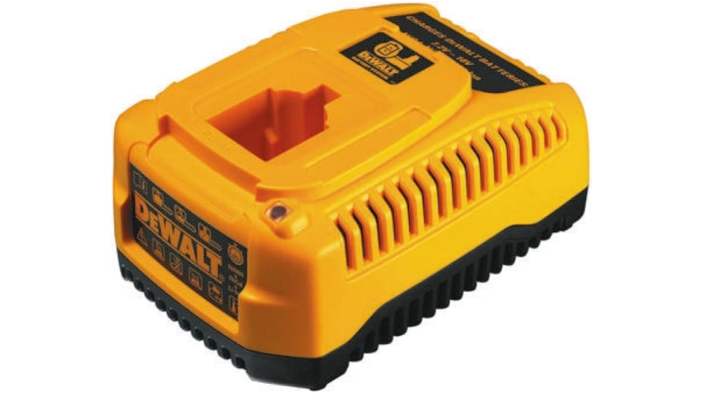 DeWALT DE9135R-GB Drill Charger, 7.2 V, 18 V for use with Dewalt 7.2 → 18 V NiCd/NiMH/Li-ion Batteries