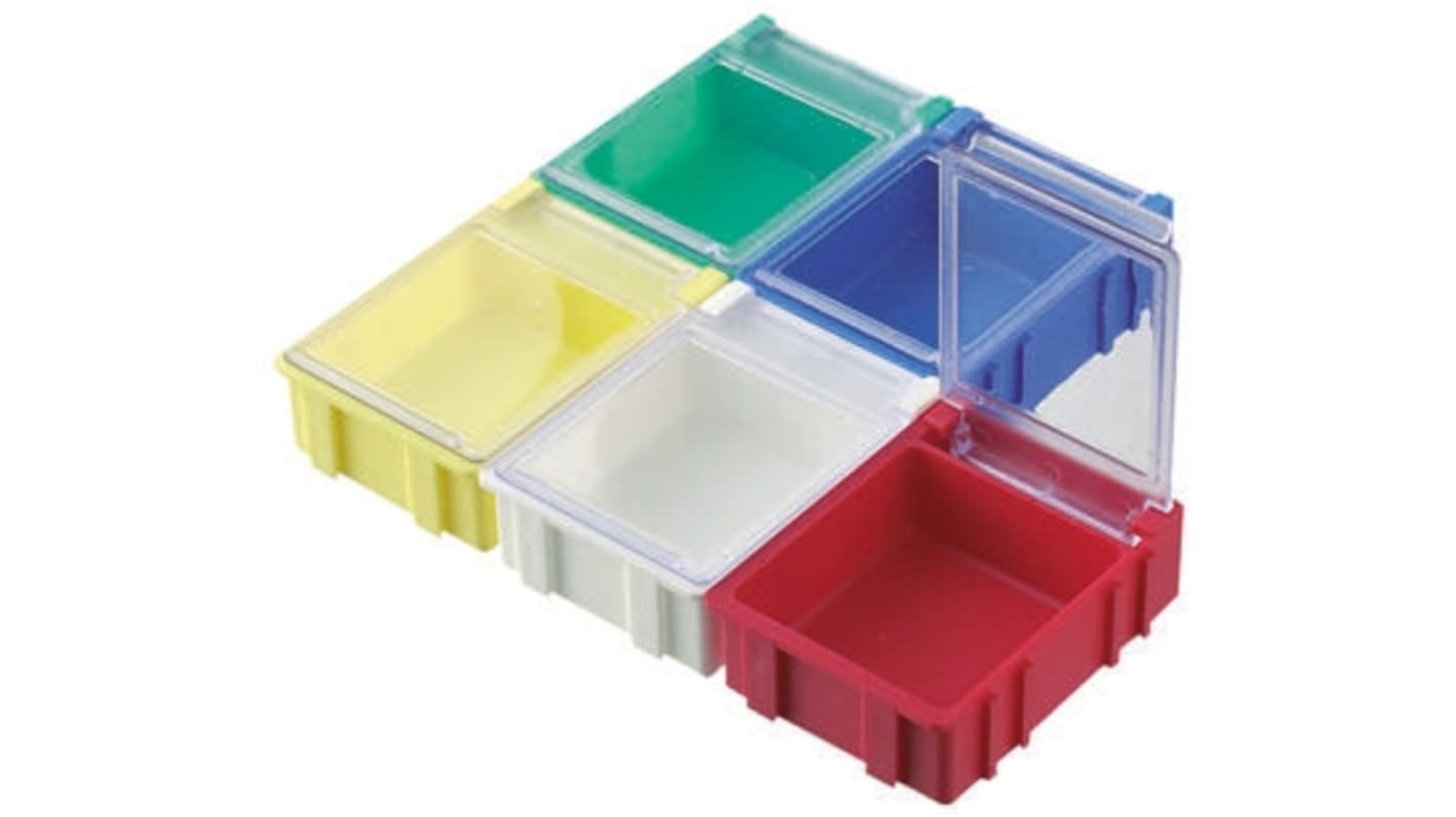 Licefa Green ABS Compartment Box, 21mm x 56mm x 42mm