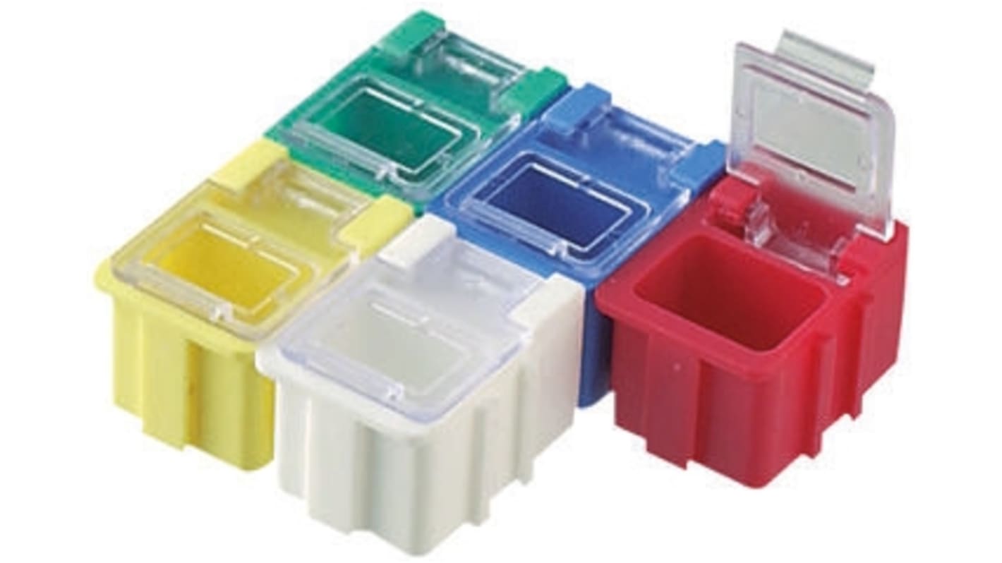 Licefa Yellow ABS Compartment Box, 21mm x 29mm x 22mm