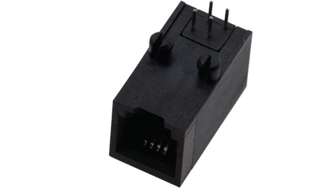 Bel-Stewart SS-64 Series Female RJ22 Connector, Through Hole