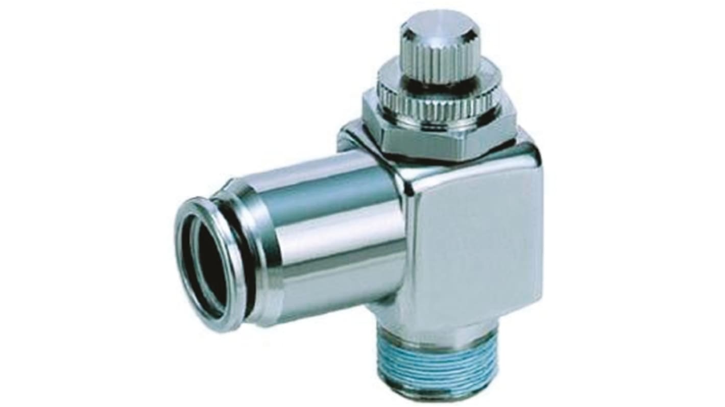 SMC ASG Series Tube Flow Regulator, 6mm Tube Inlet Port x R 1/8 Male Outlet Port