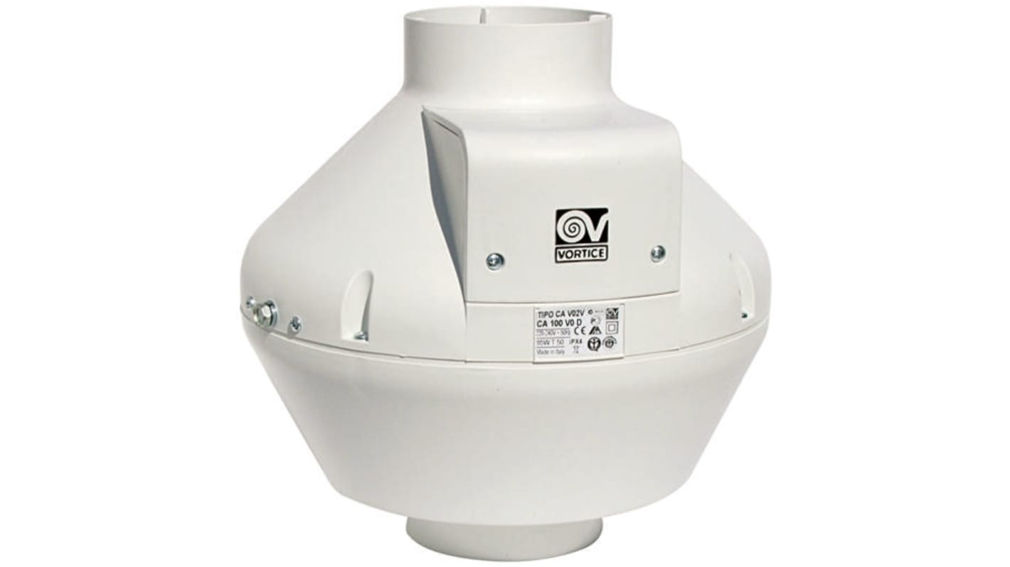 Ventilatore per condotto Vortice 16018, In linea, 122mm