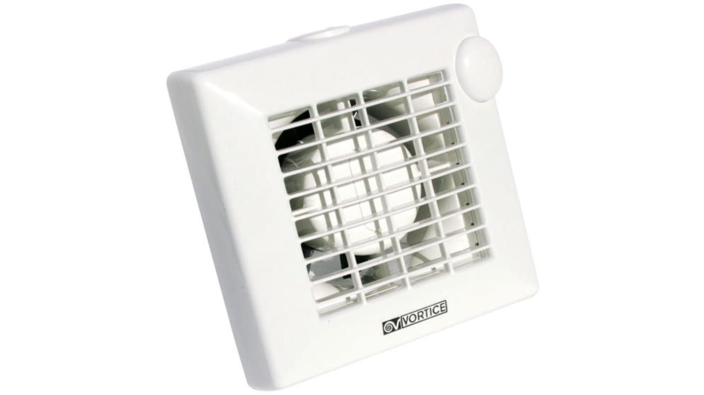 Ventilatore per montaggio a muro e finestra per Ventilazione, Montaggio a parete, Vortice 11153, 70m³/h