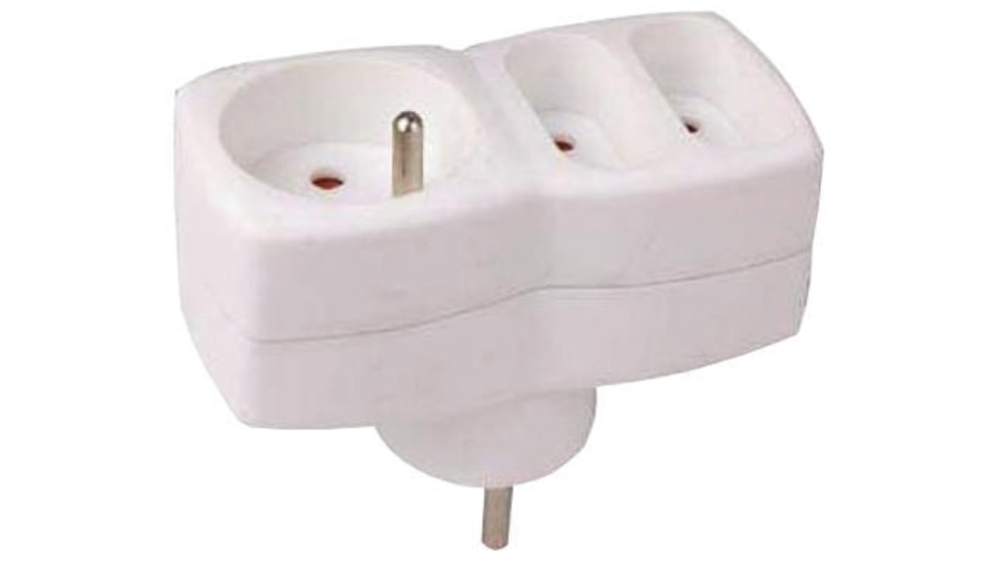 RS PRO Travel Adapter, Rated At 6 A, 16 A
