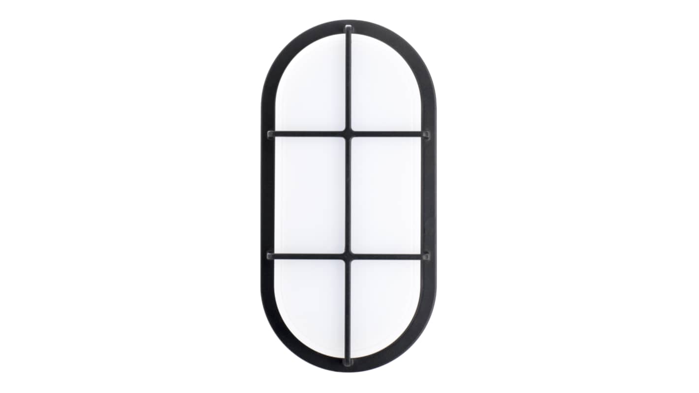 LED Bulkhead Slim 20W 1350lm 4000K Black