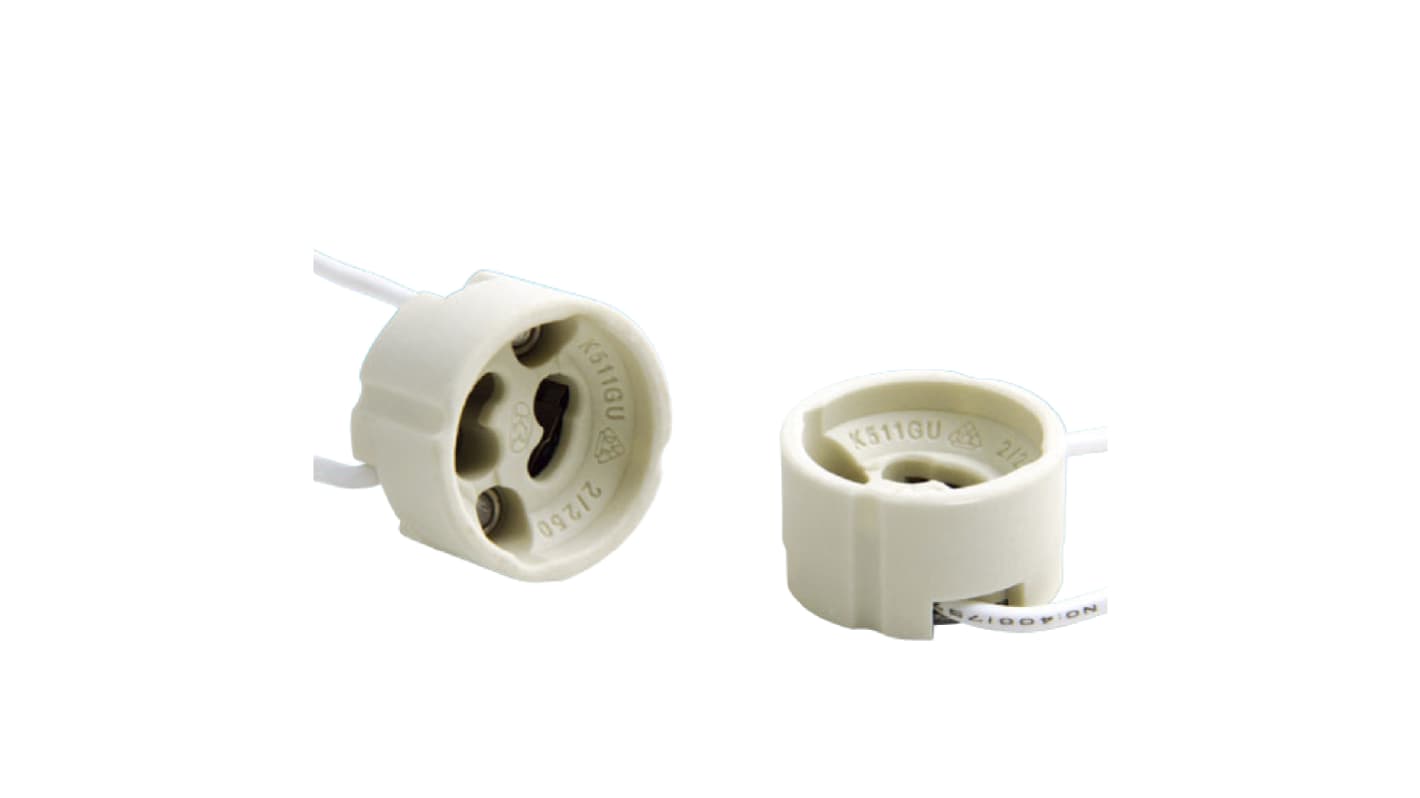 Lampholder GU10 250V T250°C Side 150mm