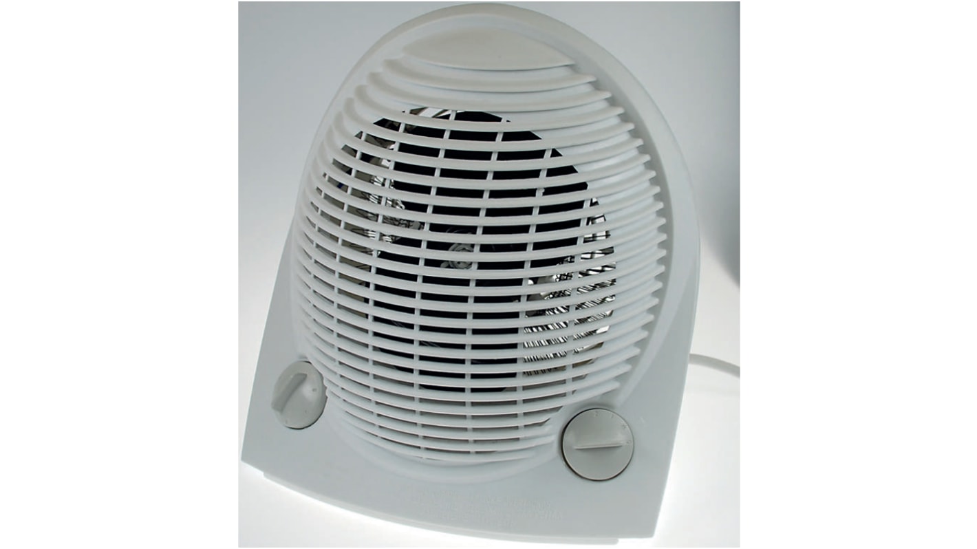 RS PRO 2.1kW Fan Fan Heater, Floor Mounted, Type G - British 3-pin