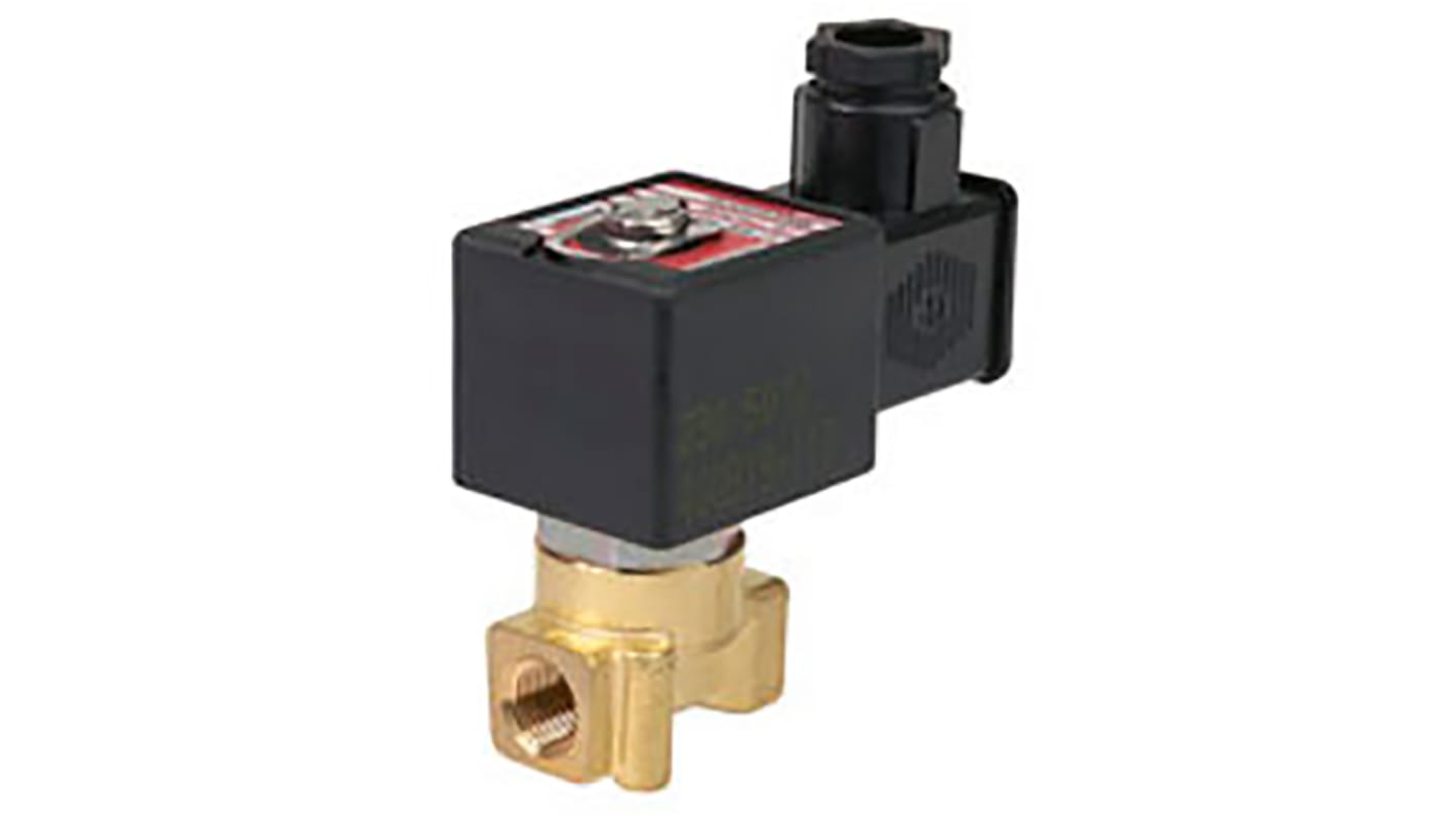 EMERSON ? ASCO Solenoid Valve E262C022SCD2, 2 port(s) , NC, 24 V dc, 1/4in