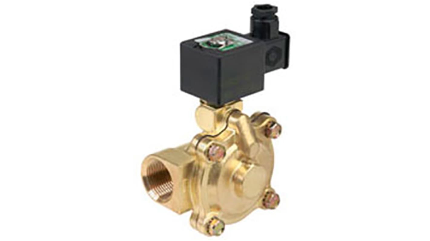EMERSON ? ASCO Solenoid Valve E210D004SCD2, 2 port(s) , NC, 24 V dc, 1in