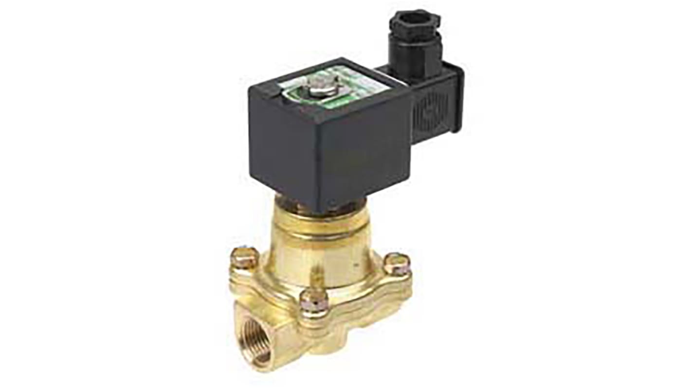 EMERSON ? ASCO Solenoid Valve E222B004SCA8, 2 port(s) , NC, 230 V ac, 1in