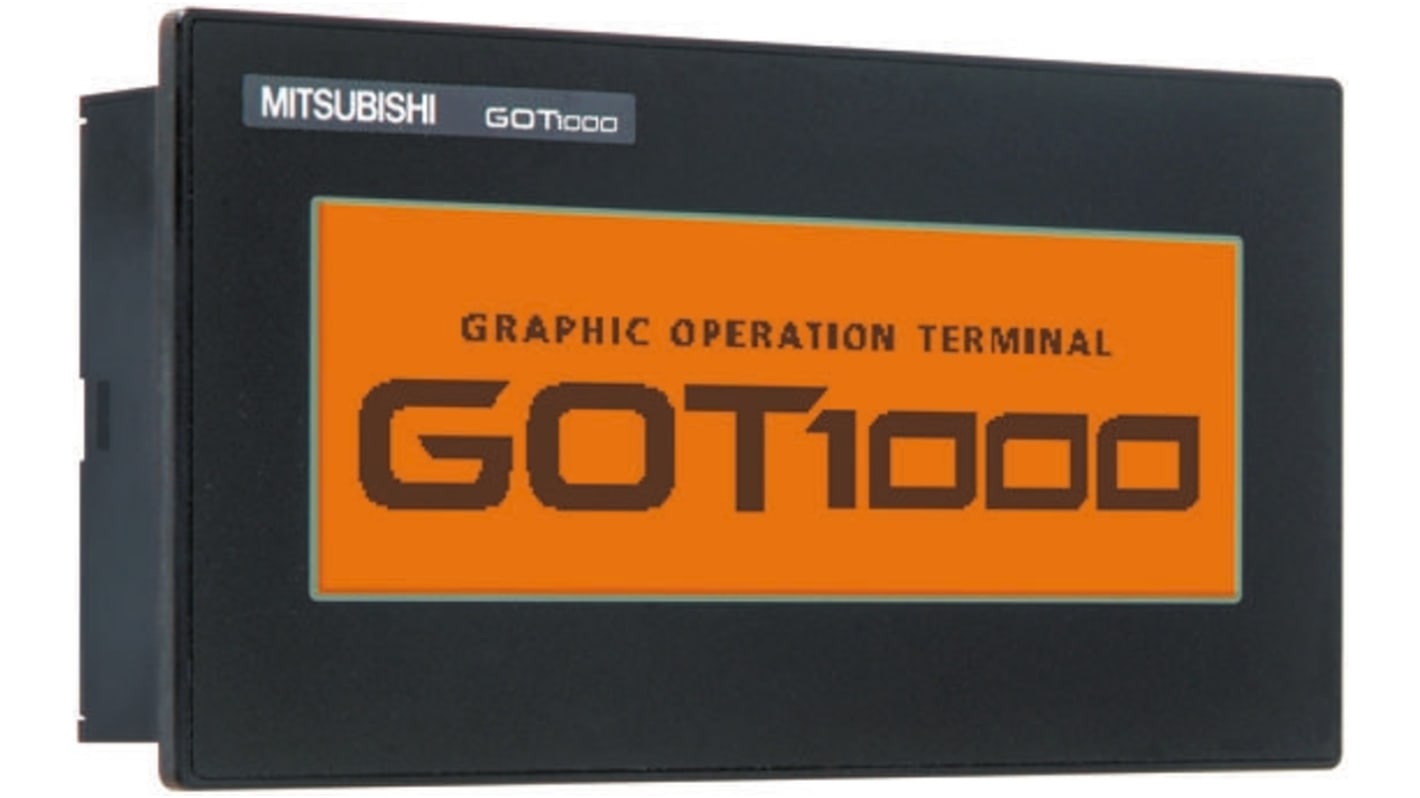 Mitsubishi GT10 Series GOT1000 Touch Screen HMI - 4.5 in, STN LCD Display, 288 x 96pixels