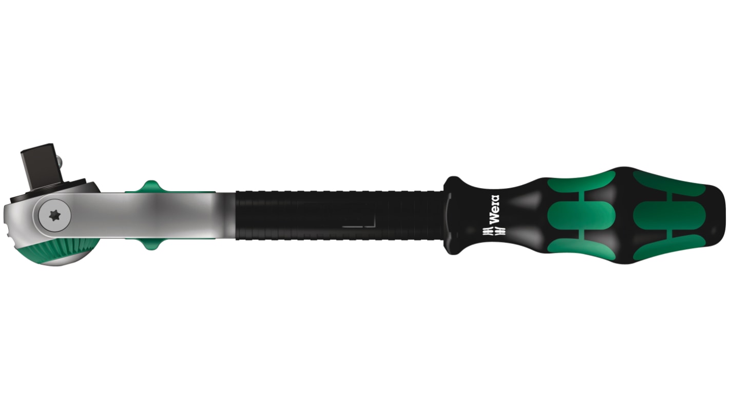 Wera Zyklop 1/2 in Square Ratchet, 277 mm Overall