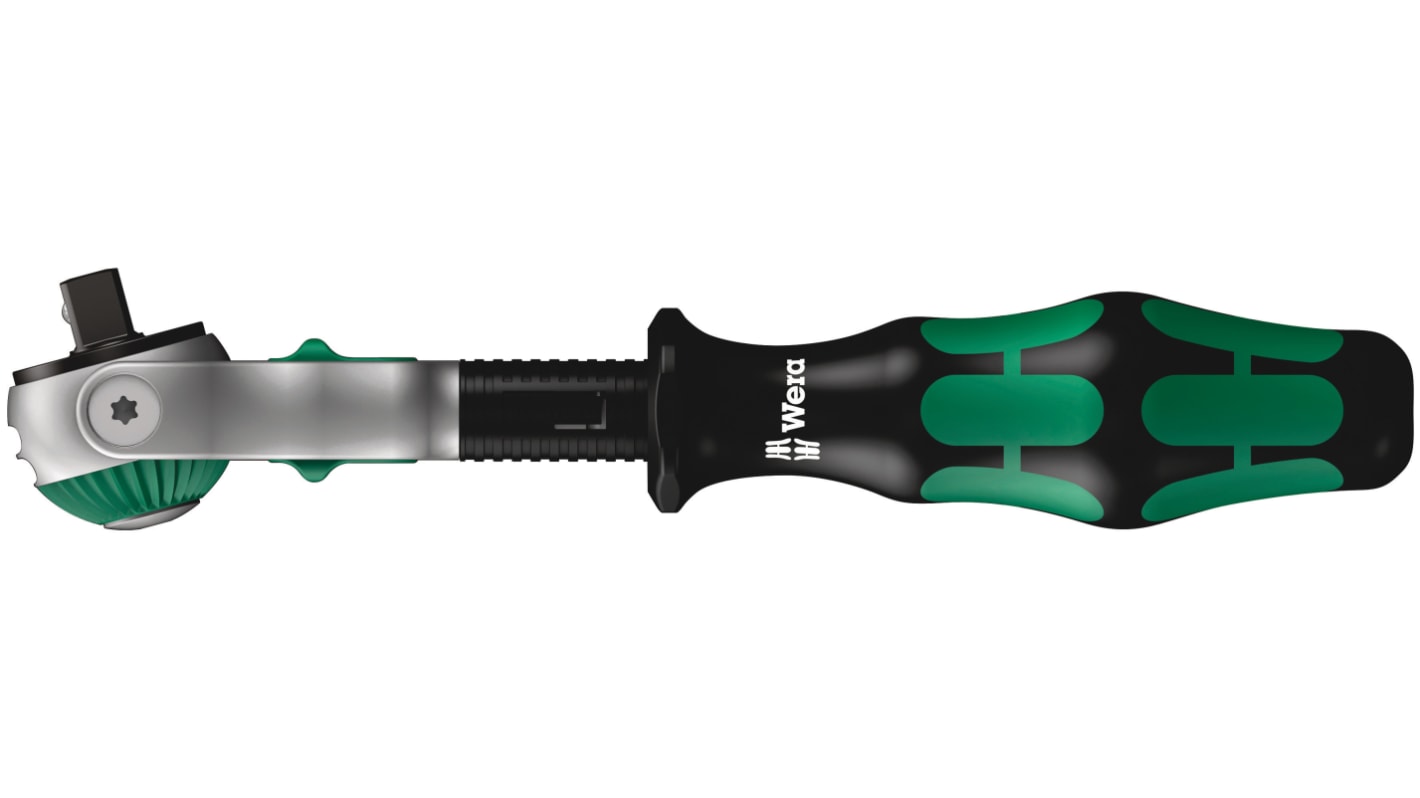 Wera Zyklop 1/4 in Square Ratchet with Ratchet Handle, 152 mm Overall