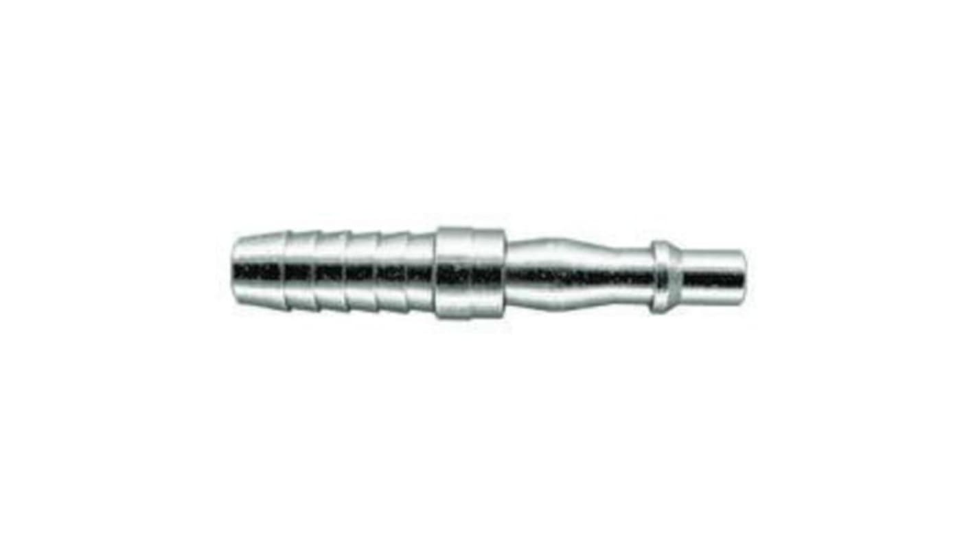 PCL Steel Male Pneumatic Quick Connect Coupling, 13mm Hose Barb