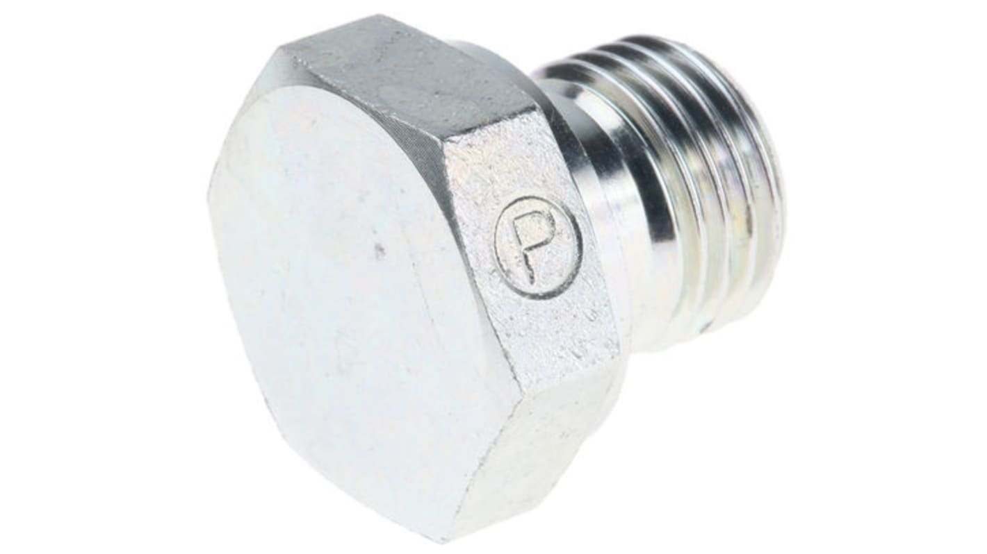 Parker, Steel Hydraulic Blanking Plug, Max Operating Pressure 280 bar, Thread Size 3/4 in