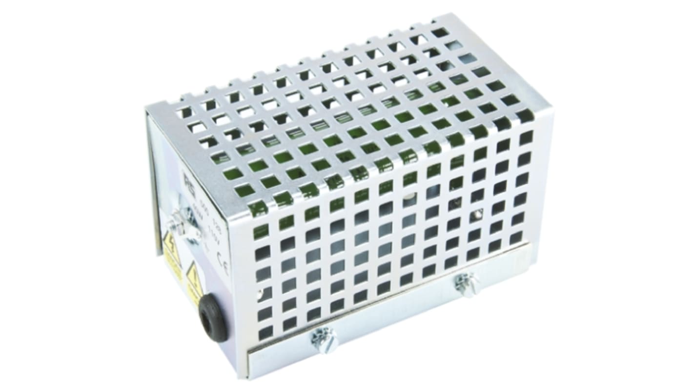 RS PRO Enclosure Heater, 110V ac, 80W Output, 93°C, 70mm x 191mm x 67mm