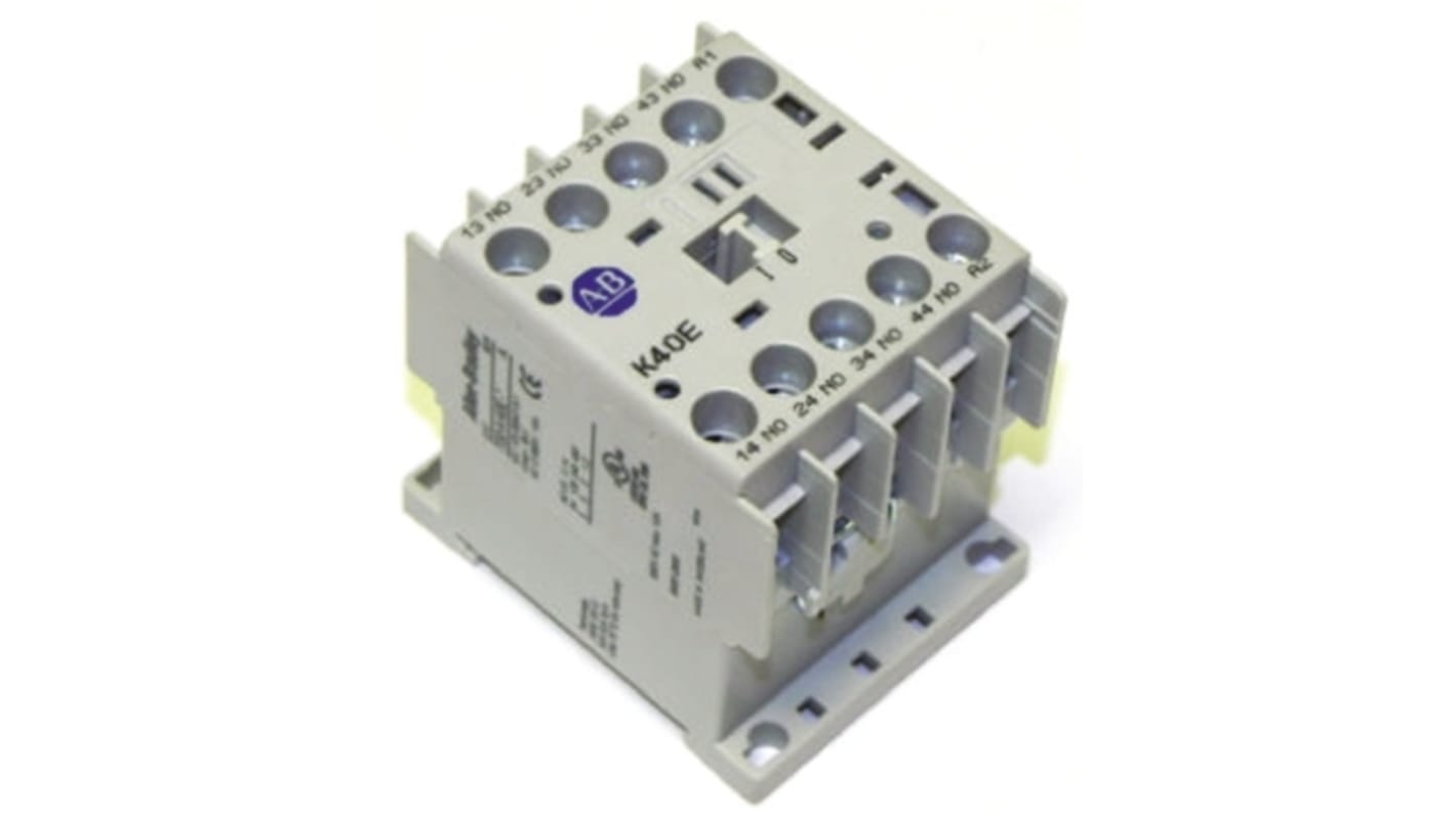 Allen Bradley 接触器, 线圈110 V 交流, 触点10 A, 690 V 交流, 4P, 4 常开, 700K系列